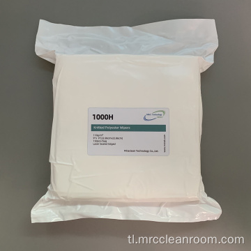1000H lint libreng antibacterial polyester cleanroom wipes
